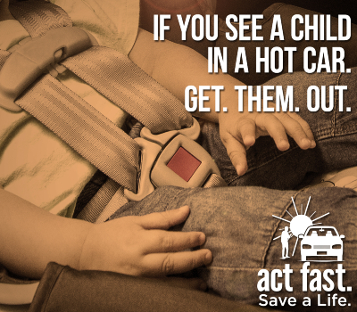 Child in car