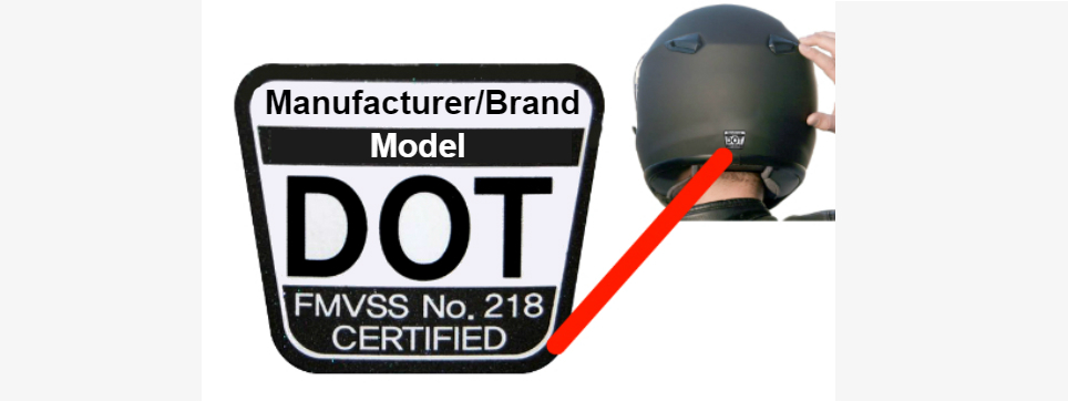 How do i know if my helmet is dot approved Choose The Right Motorcycle Helmet Nhtsa