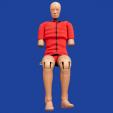 Crash test dummy 50th Percentile Adult Male ES-2re