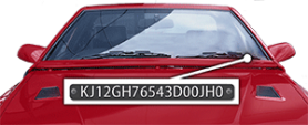 Image showing where VIN is located in vehicle