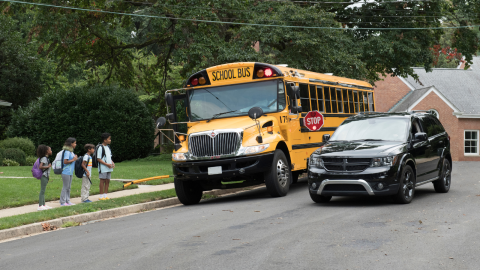 School Bus Crossing: Human are vulnerable
