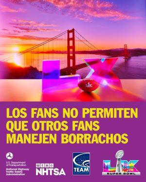 Super Bowl LVIII: Fans don't let fans drive drunk